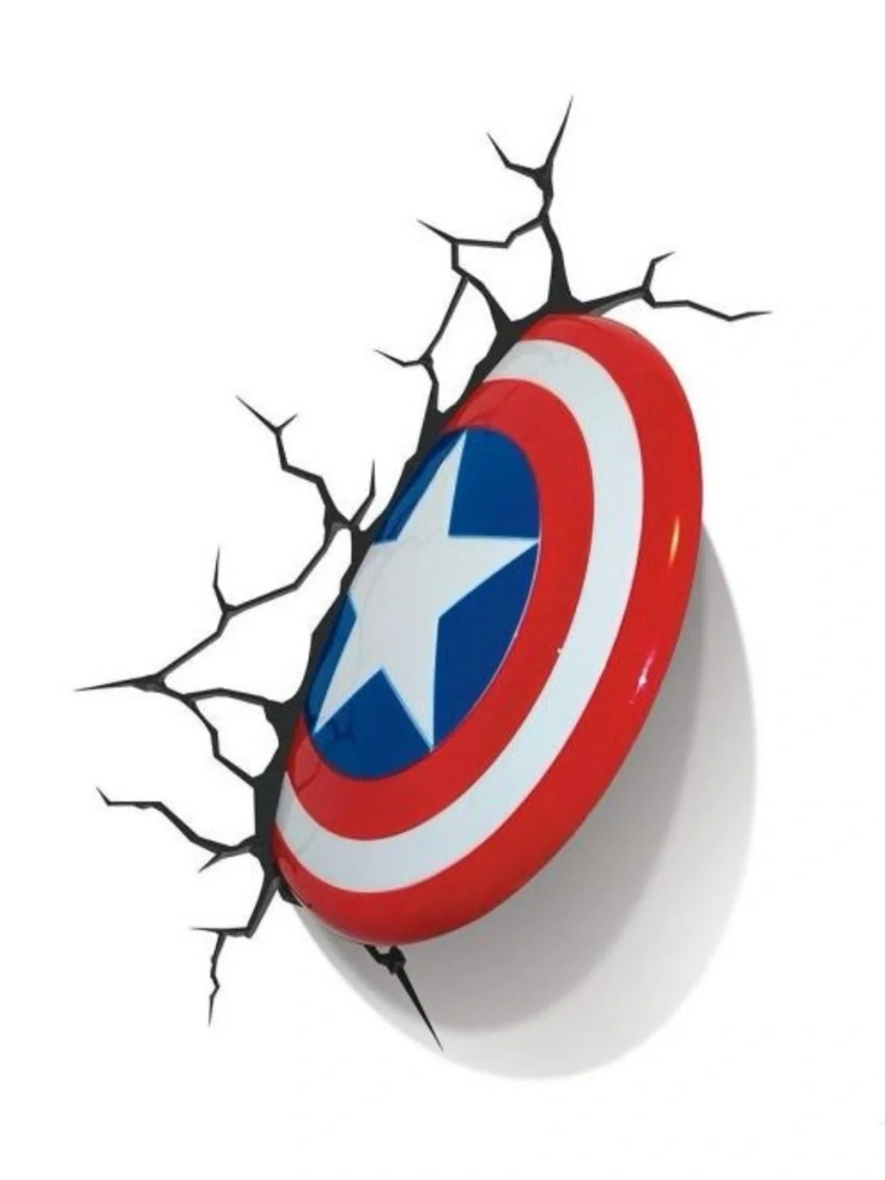 Marvel Red, White & Blue Captain America Shield Wall Decor